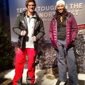Models at the launch event wearing Columbia Sportswear gear (Photo Credit: Jill Goldsberry)